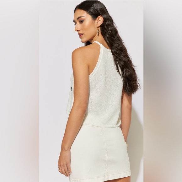 New Francesca’s Mila A-line White Mini Skirt - Picture 4 of 6